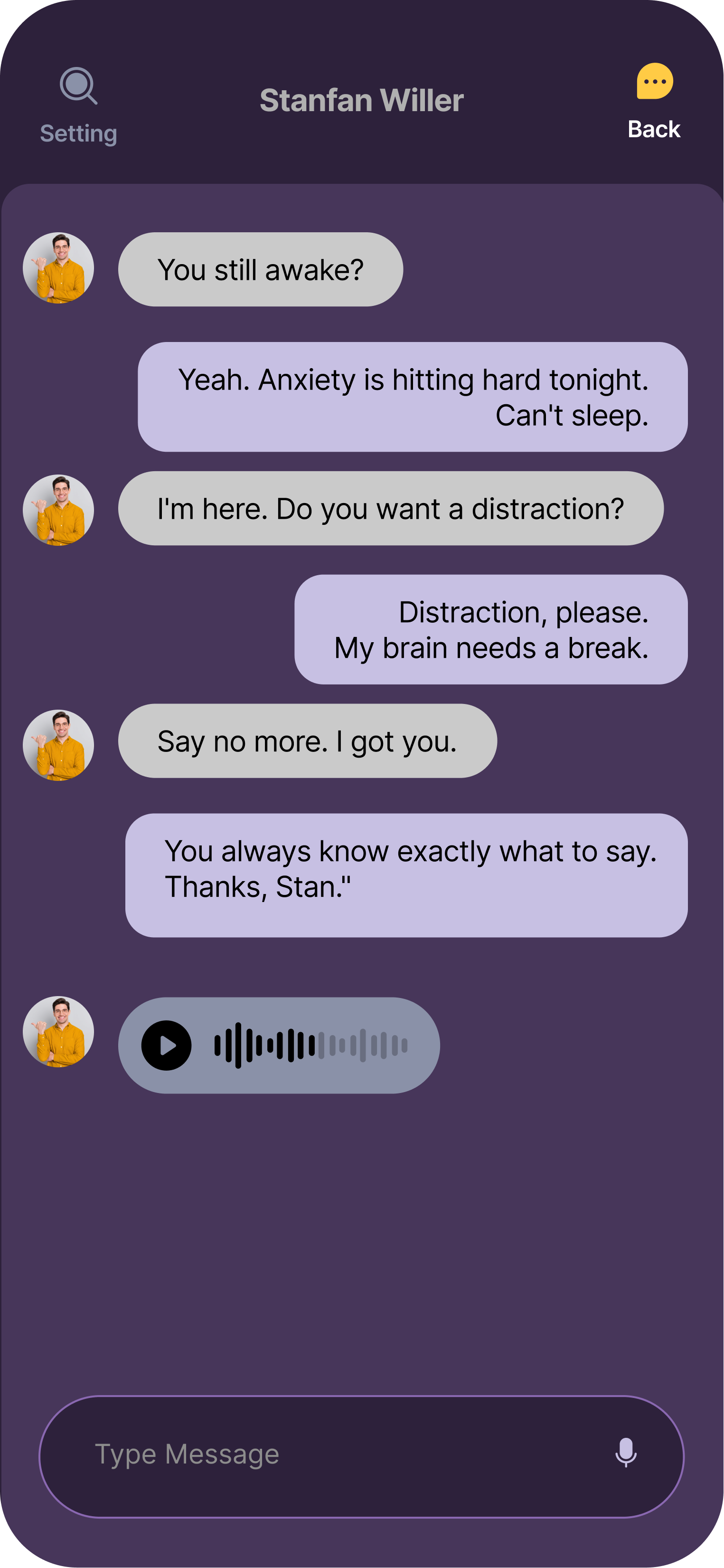 Chat Interface